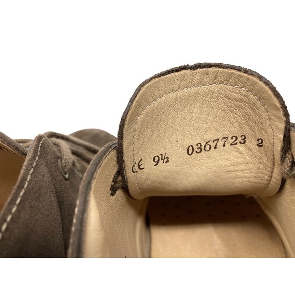 FINN COMFORT Brown Suede Leather Ankle Boots Men's Size 9.5 New - Picture 11 of 11